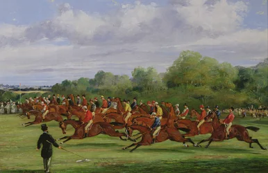 La Partenza del Derby del 1862, 1862