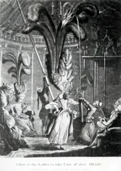 Un suggerimento alle signore di prendersi cura delle loro teste, pubblicato da Sayer e Bennett (1774-1786), 1776