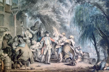 Il sergente reclutatore, XVIII secolo