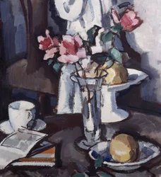 Natura morta con rose rosse, c.1931