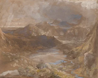 Llwyngwynedd e parte di Llyn-y-ddina tra Capel Curig e Beddegelert, Galles del Nord