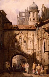 Una vista a Norimberga di Samuel Prout