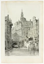 Hotel de Ville, Utrecht, da facsimili di schizzi realizzati nelle Fiandre e in Germania