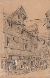 Vecchia strada a Lisieux, c.1820