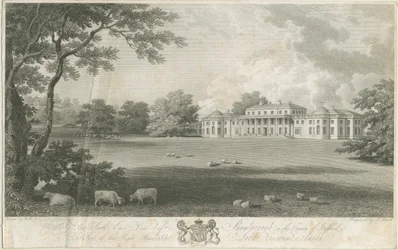 Shugborough Hall: incisione, nd [c 1802]