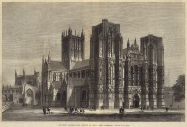 Istituto Archeologico Reale a Wells, Cattedrale di Wells (incisione)