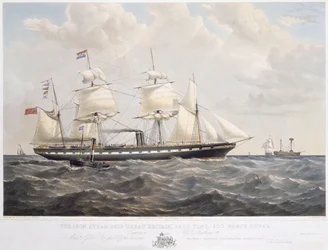 La nave a vapore di ferro 