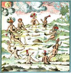 Champlain Indie Occidentali piatto LIX - Narrativa degli indiani