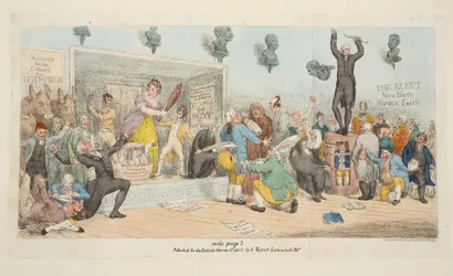 Tavola da The Satirist, pub. 1 marzo 1808