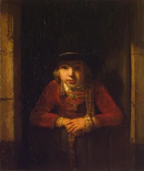 Ragazzo che guarda attraverso la finestra, c.1647
