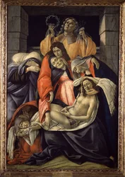 Compianto su Cristo morto, 1490-1500 circa (olio su tavola)