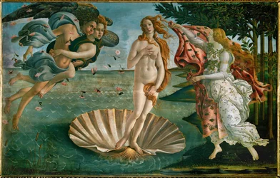 La nascita di Venere (dipinto su tela)