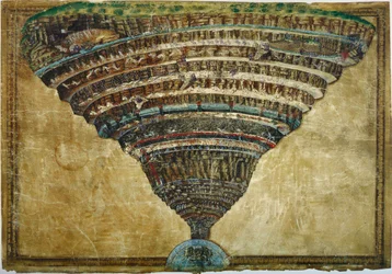 Illustrazione alla Divina Commedia di Dante Alighieri Abisso dell
