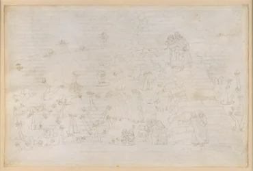 La Divina Commedia, Inferno XIX. Virgilio e Dante nell