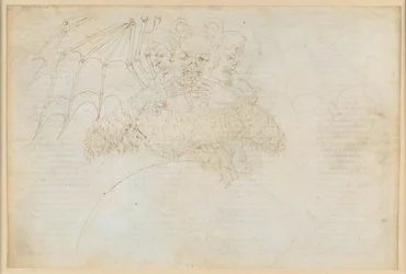 La Divina Commedia, Inferno XXXIV (1): Il centro dell’Inferno: Lucifero che schiaccia Giuda, Bruto e Cassio nel ghiaccio della Giudecca