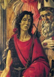 Madonna in trono con il Bambino, angeli e santi
