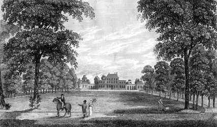 Ember Court, vicino a Thames Ditton, Surrey, Inghilterra, 1808
