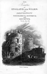 Ingresso della Torre, Torre di Londra, 1815