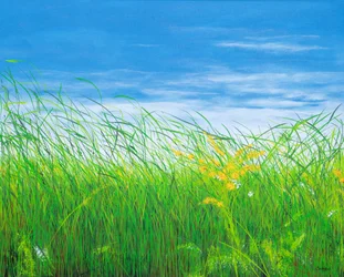Dancing in the Breeze, 2019 (acrilico su tela)