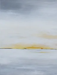 Campi di ghiaccio, 2018 (acrilico su tela)