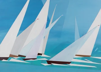 Regata, 2016 (acrilico su tela)
