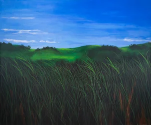 Rolling Hills, 2022 (acrilico su tela)