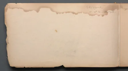 Taccuino, pagina 03: S.R. Gifford 15 10th Street New York, 1859