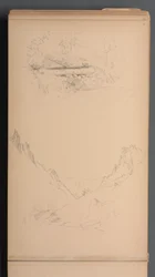 Taccuino, pagina 15: Paesaggi, Cascate di Berlino, 1859