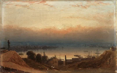 Il Bacino del Patapsco da Federal Hill, Baltimora