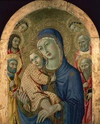 La Madonna col Bambino con santi e angeli