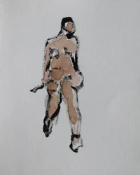 Figura nuda astratta