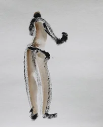 Figura nuda astratta