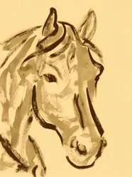 Ritratto espressivo di cavallo