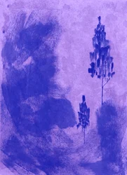 Sereni alberi viola