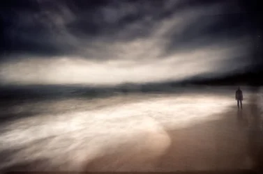 Sogno solitario sulla costa