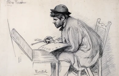 Ritratto di Pere Ferran che dipinge