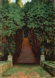 Scala nel giardino