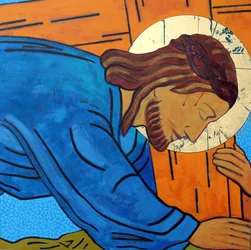 Gesù cade sotto la croce