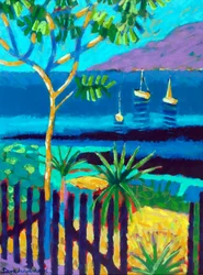 La Mer # , 2022 (acrilico su tavola)