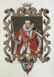 Ritratto di Robert Cecil (1563-1612) 1° Conte di Salisbury da 