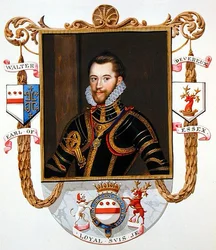 Ritratto di Walter Devereux (1541-76) 1° Conte di Essex da 
