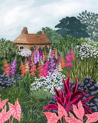 Un giardino rustico e vivace
