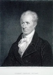 Gilbert Charles Stuart (1755-1828), inciso da Asher Brown Durand (1796-1886) da un miniatura originale
