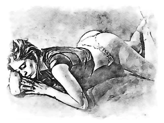Donna che dorme