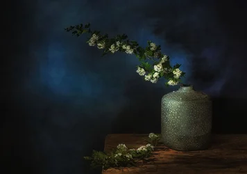 Natura morta floreale malinconica