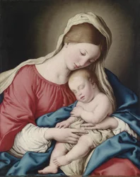Vergine con Bambino dormiente