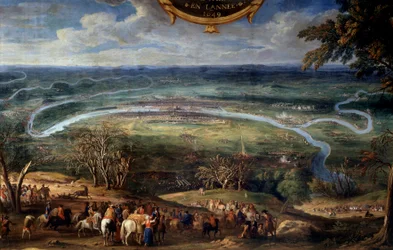 Le azioni di Luigi II di Borbone, Principe di Condé (Gran Condé), blocco di Parigi nel 1649 durante la Fronda