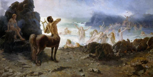 Il centauro Chirone tenta la libertà