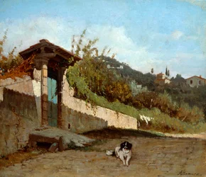 Portico di villa toscana