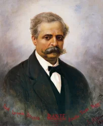 Ritratto di Francesco De Sanctis (1817-83), critico letterario e storico italiano, dipinto di Saverio Altamura